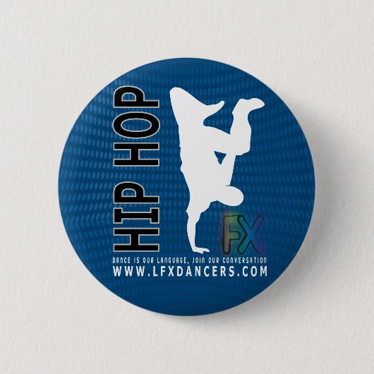 LFX Dancers Hip Hop FX Button blauw (Voorkant)