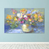 LG. Afbeelding voor Floral schilderen Canvas Afdruk (Insitu (Houten vloer))