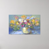 LG. Afbeelding voor Floral schilderen Canvas Afdruk (Voorkant)