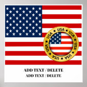 LG. Amerikaans Poster (Voorkant)