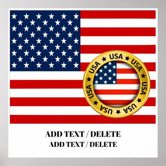 LG. Amerikaans Poster (Voorkant)