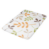 LG Assorted Leaves Bruin Sinaasappel Groen Zand Wi Badmat (Gekanteld)