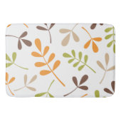 LG Assorted Leaves Bruin Sinaasappel Groen Zand Wi Badmat (Voorkant)
