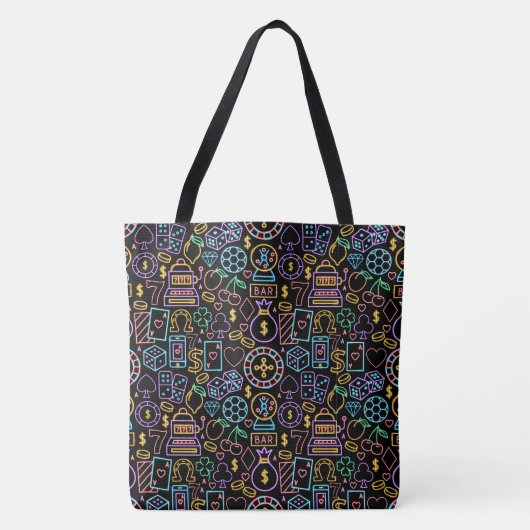 LG. CASINO-Tas - Zie Terug Tote Bag (Voorkant)