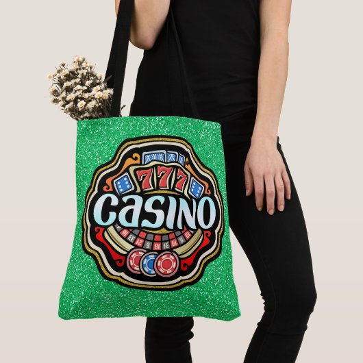 Lg. CASINO Totaal - Zie Achterzijde Tote Bag (Dichtbij)