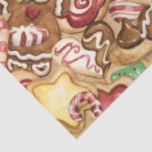 LG. Christmas Cookie Gift Wrap Tissue Tissuepapier (Detail)