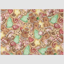 LG. Christmas Cookie Gift Wrap Tissue Tissuepapier