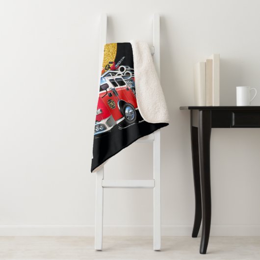 LG Fire Dept Verpakt In Liefde Sherpa Deken (In situ)