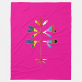 LG Fleece Deken met Simon's Rock Pride Sapling (Voorkant)