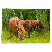 LG GIft Bag Assateague Ponies Groot Cadeauzakje (Achterkant)