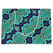 LG Gift Bag Azurite/Malachiet Geode Groot Cadeauzakje (Voorkant)