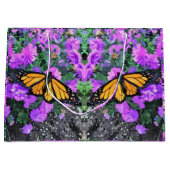 LG Gift Bag Monarch op Asters Groot Cadeauzakje (Voorkant)