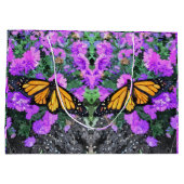 LG Gift Bag Monarch op Asters Groot Cadeauzakje (Achterkant)
