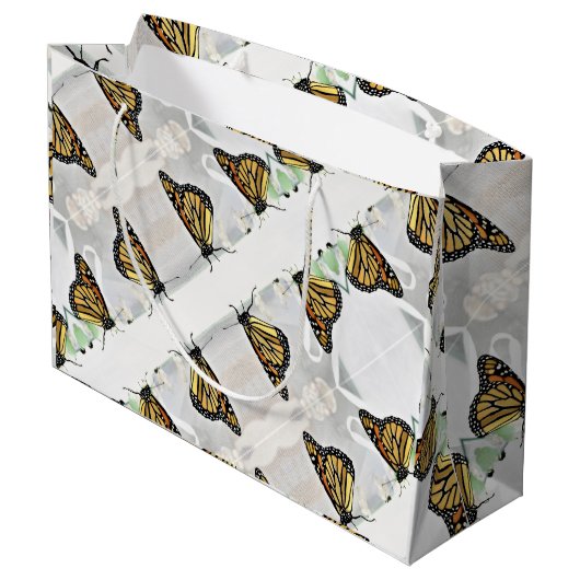 LG Gift Bag Monarch rooster Groot Cadeauzakje (Achterkant Gekanteld)