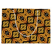 LG Gift Bag Monarch Wing Abstract Groot Cadeauzakje (Achterkant)