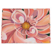 LG Gift Bag Peachy Dahlia Groot Cadeauzakje (Voorkant)