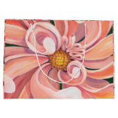 LG Gift Bag Peachy Dahlia Groot Cadeauzakje (Achterkant)
