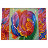 LG Gift Bag Regenboog Tulp #1 Groot Cadeauzakje (Voorkant)