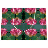 LG Gift Bag Roze Lotus Groot Cadeauzakje (Voorkant)