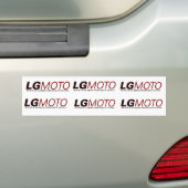 LG Moto-Bumpersticker Bumpersticker (Op auto)