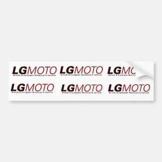 LG Moto-Bumpersticker Bumpersticker
