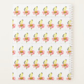 LG Planner Goldfinch op Coneflower (Achterkant)
