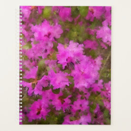 LG Planner Paarse Waterverf Rhododendron