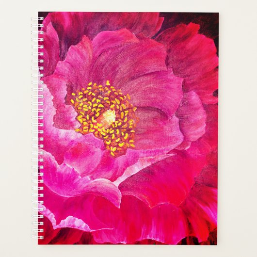 LG Planner Roze Cactus Roos (Voorkant)