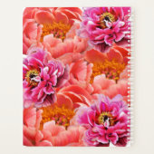 LG Planner Roze/Koraal Pioenrozen (Achterkant)