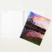 LG Planner Zonsondergang bij de Vijver (Display)