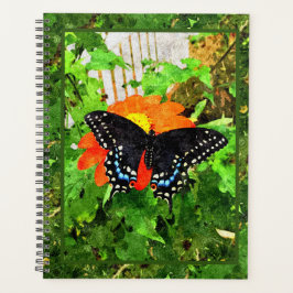 LG Planner Zwart Swallowtail Graphic