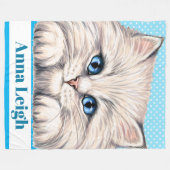 Lg Precious Kitten Fleece Blanket (Voorkant (Horizontaal))