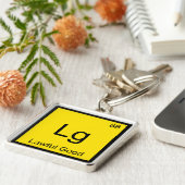 Lg - Wettig Goed Chemie Element Symbool Grappige T Sleutelhanger (Zijkant)