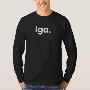 LGA La Guardia Lijst met vliegveldcodes van New Yo T-shirt
