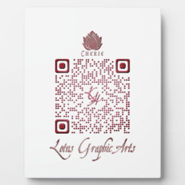 LGA QR-code voor desktop Fotoplaat