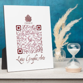 LGA QR-code voor desktop Fotoplaat