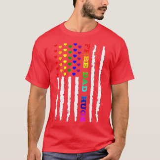 LGB Pride Flag Free Dad Hugs T-shirt