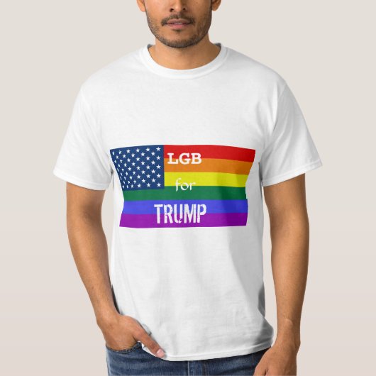 LGB VOOR TRUMP T-SHIRT (Voorkant)