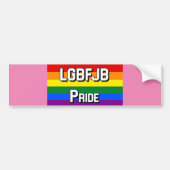 LGBFJB BUMPERSTICKER (Voorkant)