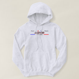 LGBFJB lid Rode witte blauwe sterren Lt Hoodie