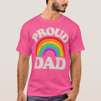 LGBQ ProPap Gay Pride LGB Ally Rainbow Fathers T-shirt