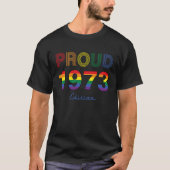 LGBT 50e verjaardag LGTB LGTB gemaakt in 1973 Ga T-shirt (Voorkant)