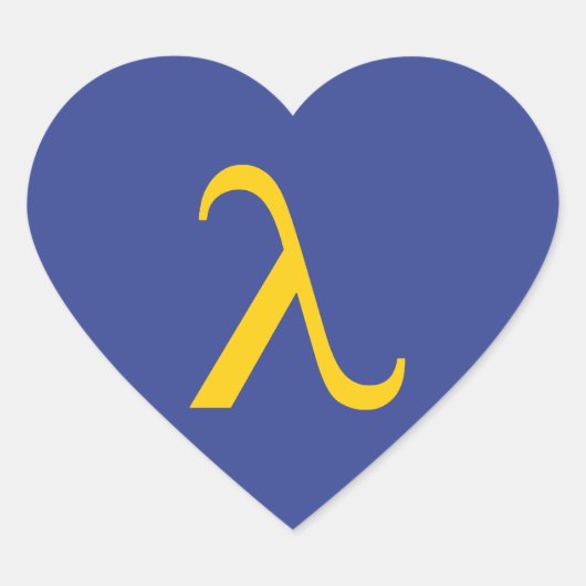 LGBT-activisme Hart Sticker (Voorkant)