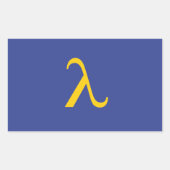 LGBT-activisme Rechthoekige Sticker (Voorkant)