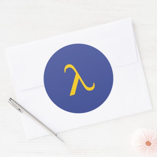 LGBT-activisme Ronde Sticker (Envelop)