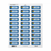 LGBT-Adresetiketten met pride Etiket (Full Sheet)