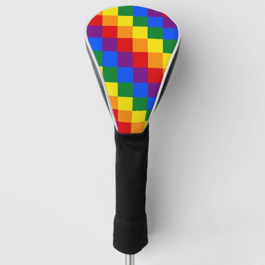 LGBT afgekapt model Golf Head Hoesje Golfheadcover (Voorkant)