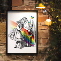 LGBT Alice in Wonderland Vintage
