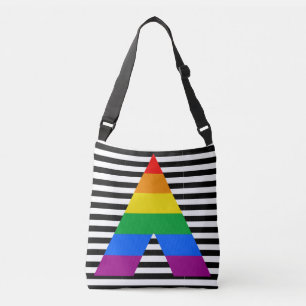 LGBT - All-Over-Print Vlag kleuren allang Crossbody Tas