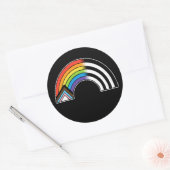 LGBT Ally Flag Progress Pride Flag Straight Ally Ronde Sticker (Envelop)